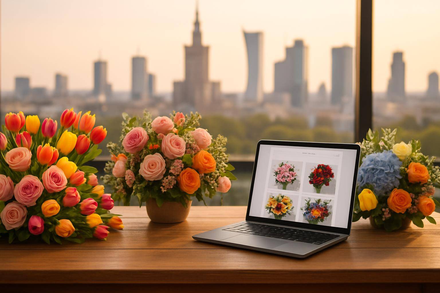 Kwiaty przez internet – nowy standard w Warszawie